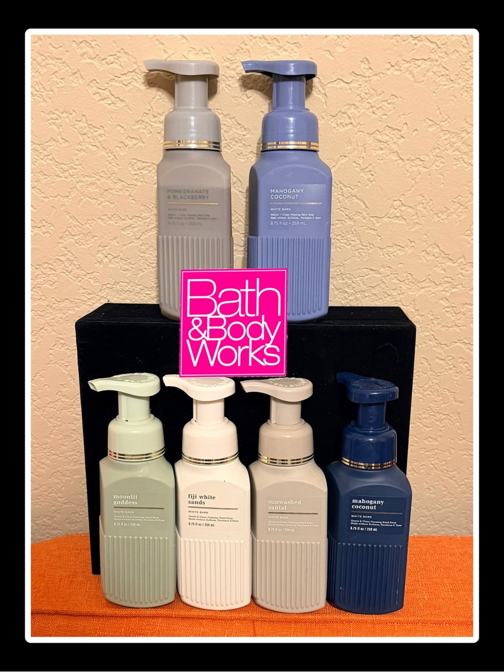 BATH & BODY WORKS 6 pc Bundle of Foaming Hand Soaps